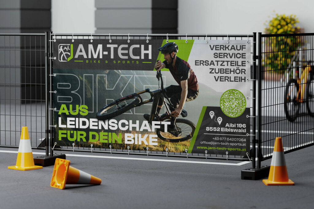 Mockup Bauzaun Jamtech