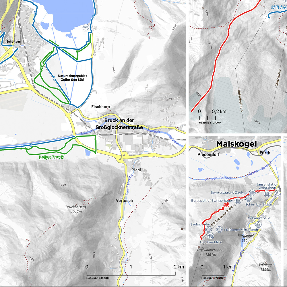 Zell am See Winterkarte