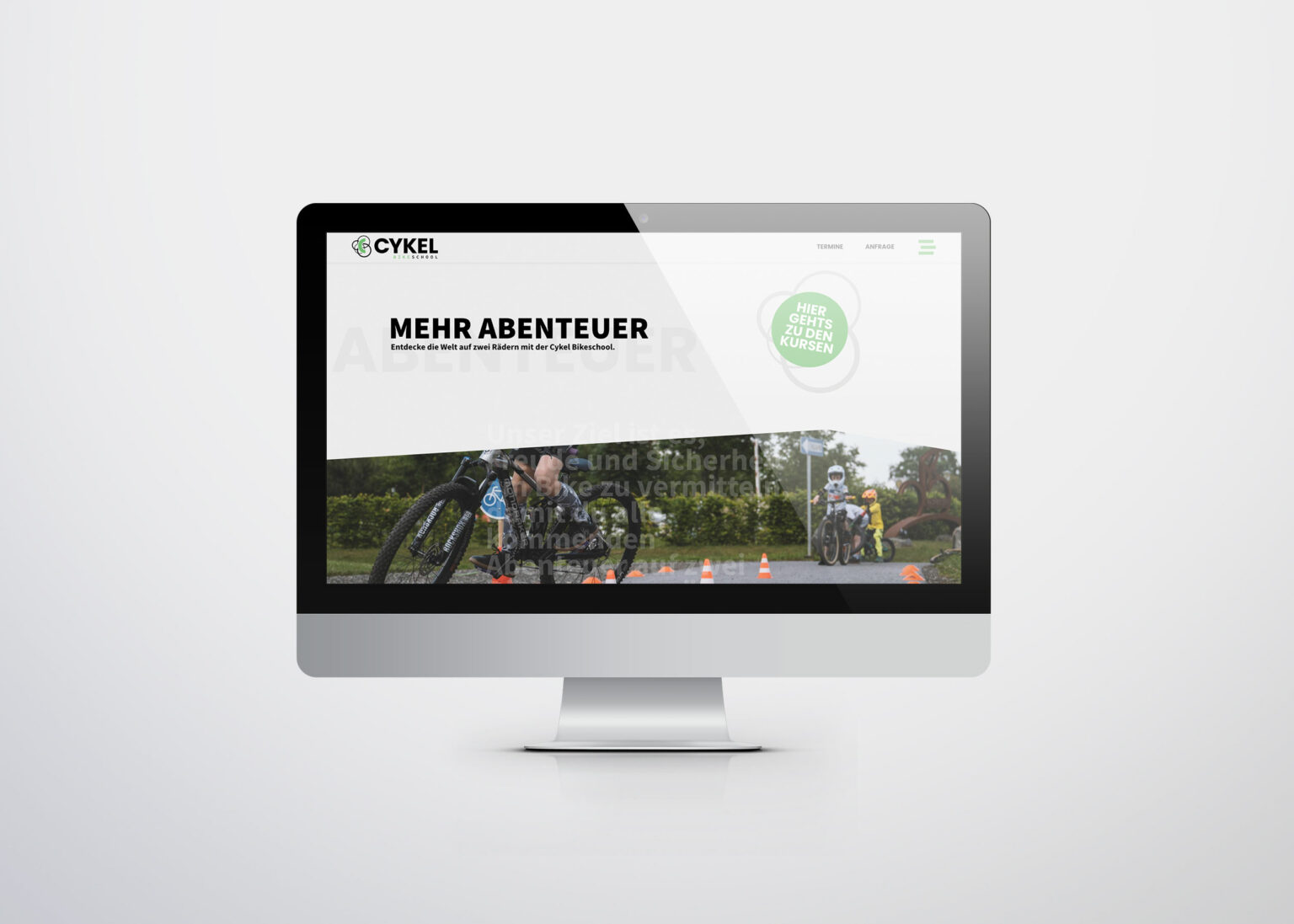 Webseite Cykel Bikeschool