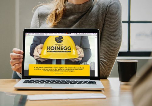Mockup Webseite Martin Koinegg