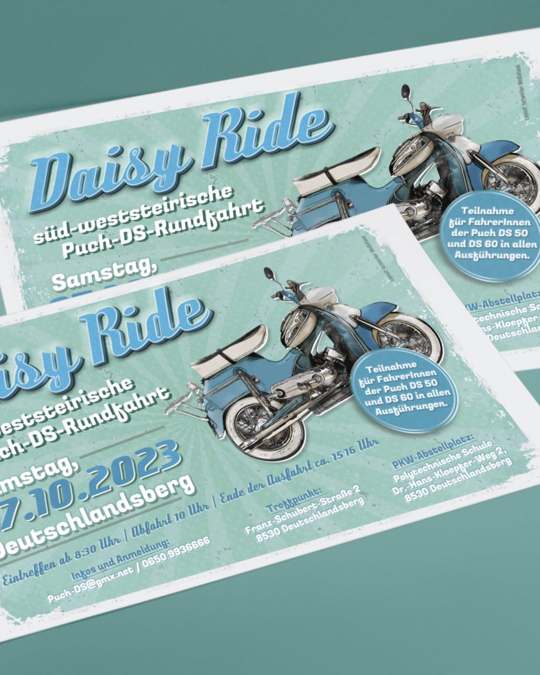 Mockup Flyer Schmidt Roland - Daisy Ride 2023