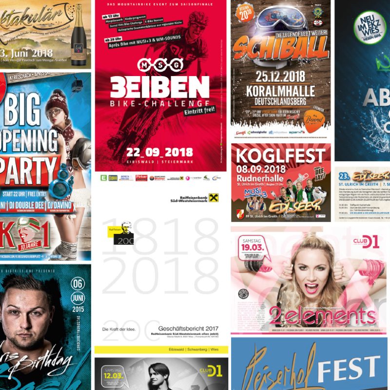 verschiedene Eventlayouts von netWERKER Mediahaus