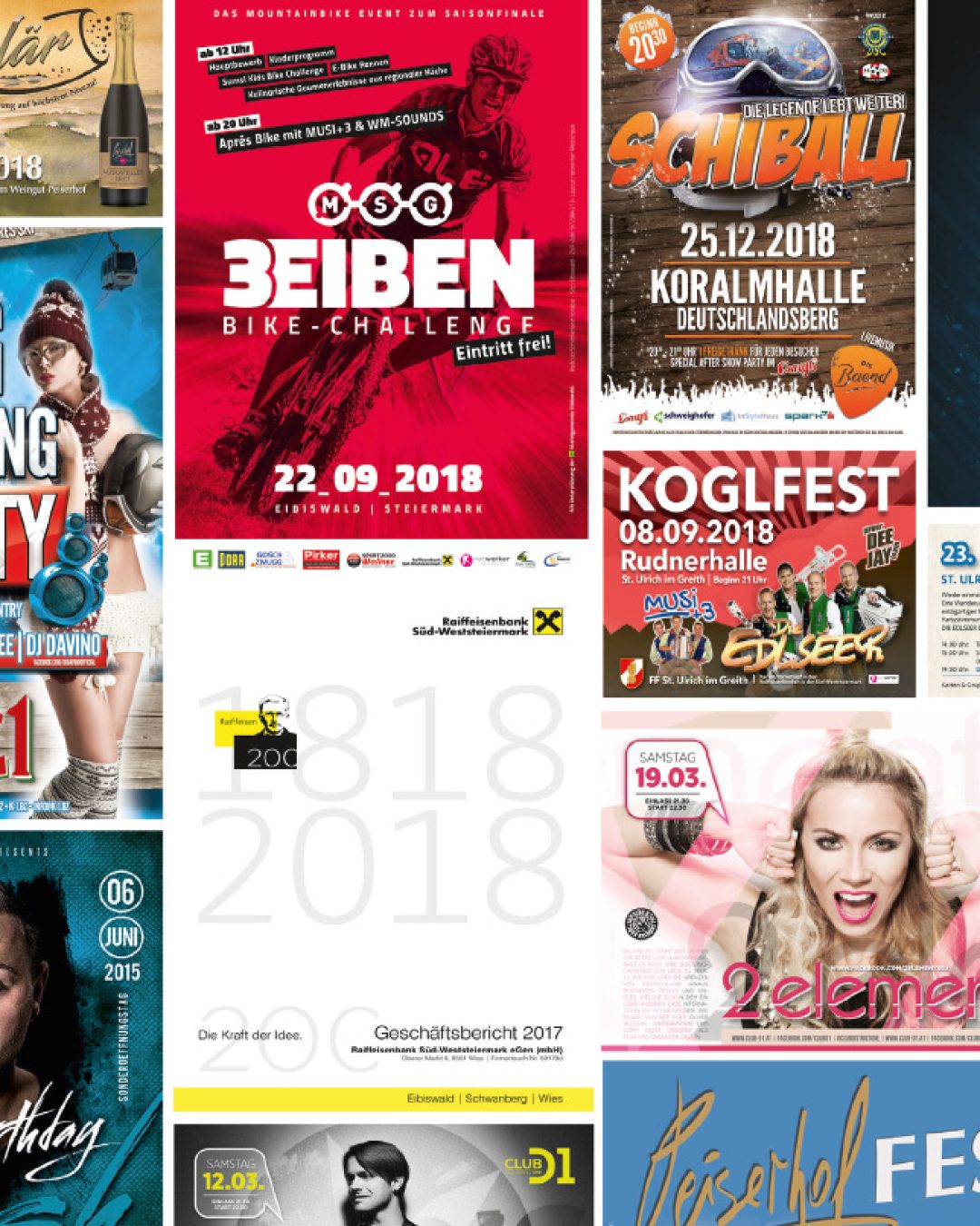 verschiedene Eventlayouts von netWERKER Mediahaus